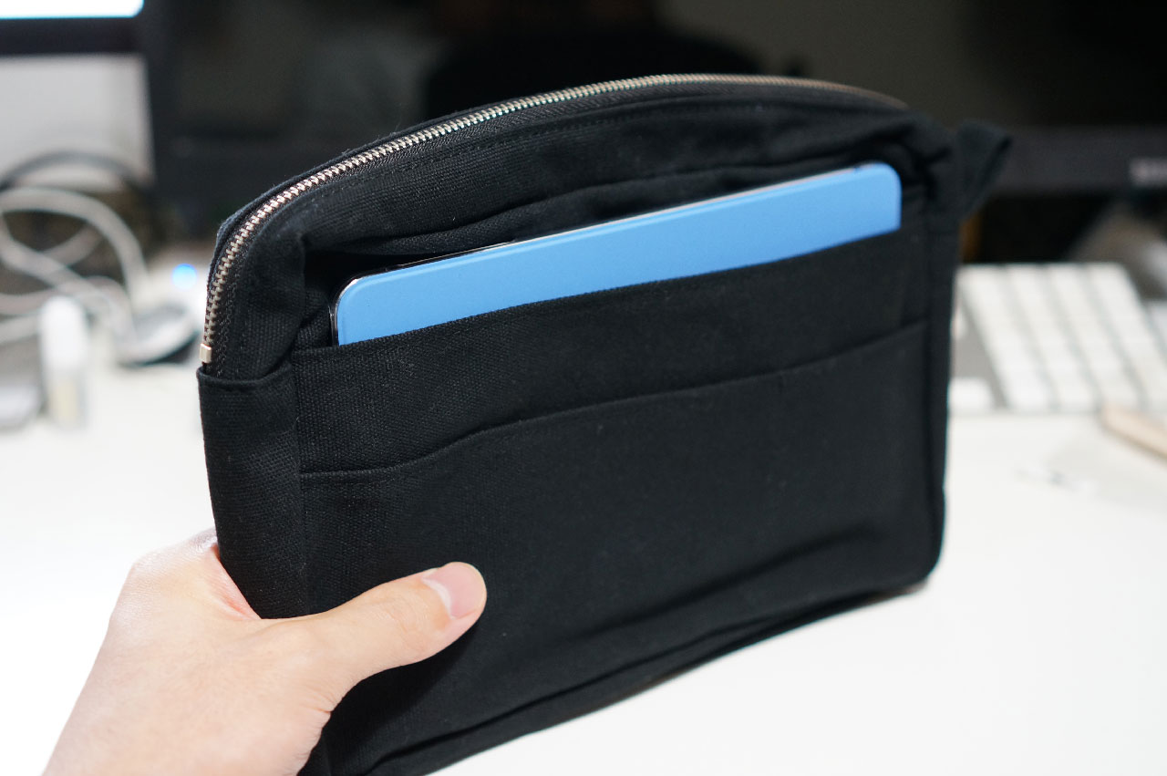 【iPad mini】７インチタブレットを持ち歩くのにピッタリなバッグ・イン・バッグを買ってみた！