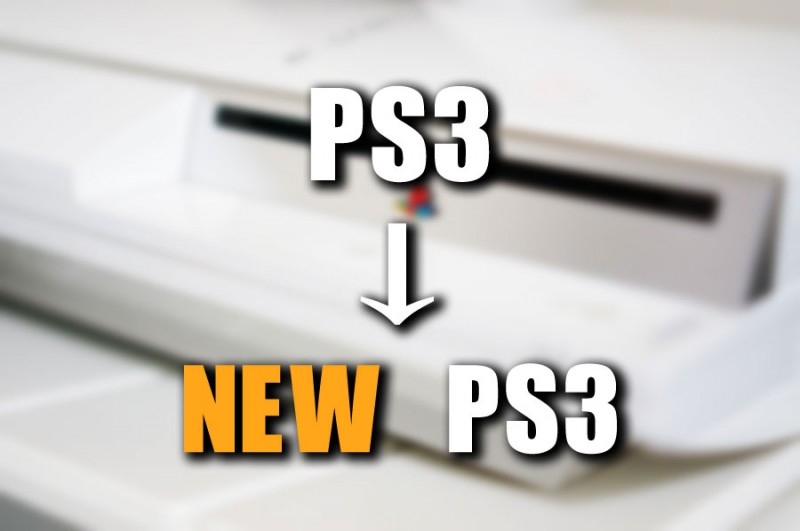 PS3買い替えの際のデータ移行とHDD換装の話